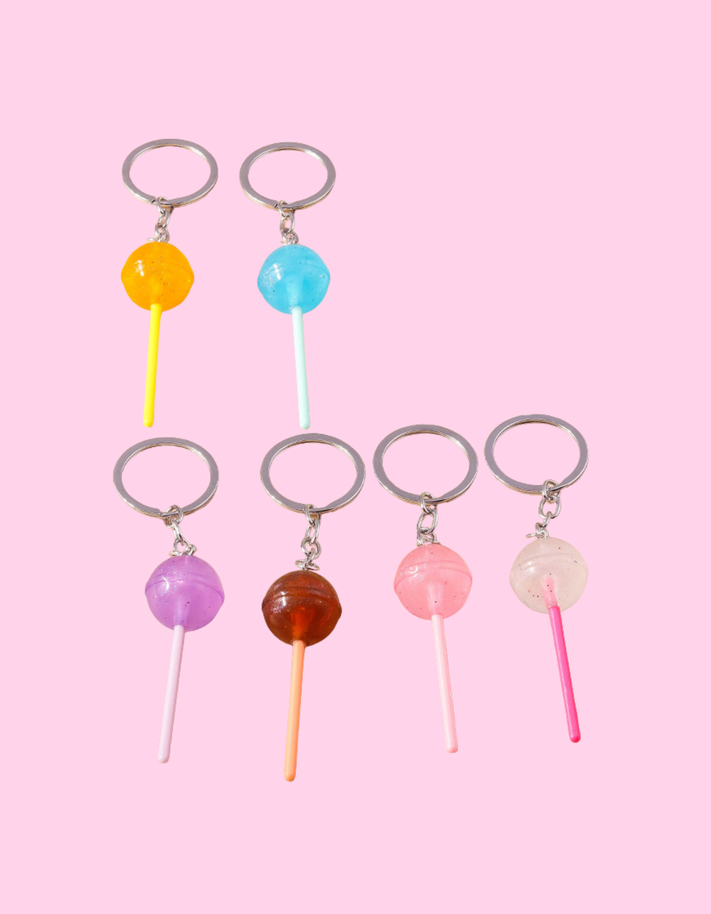 Lollipop Keychains ( 6 colors )