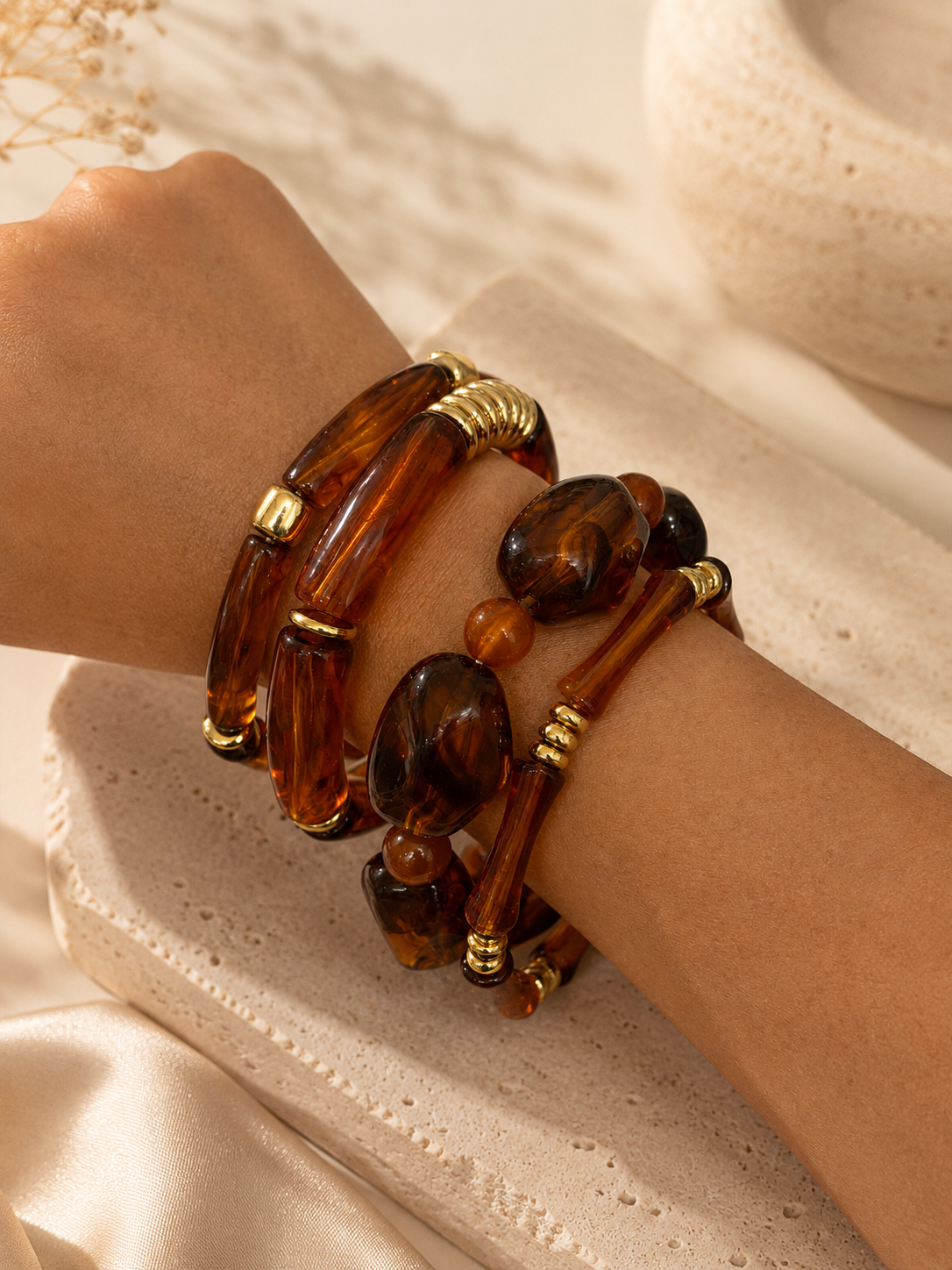 Amber Honey Bracelets