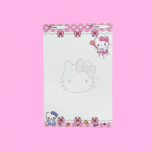 Small Kitty Notepad (4 Styles Available )