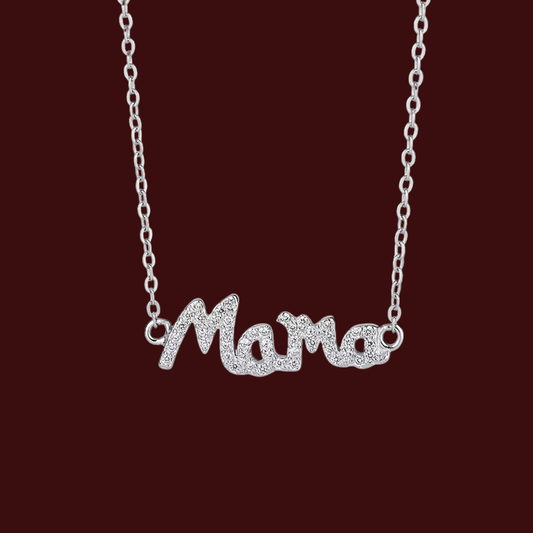 Mama Paved Necklace