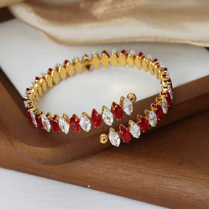 Elizabeth Gemstone Bangles