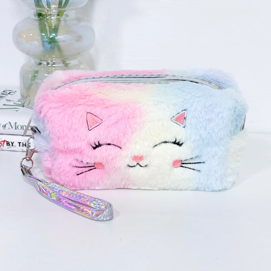 Holo Cat Makeup Bag (3 style available )