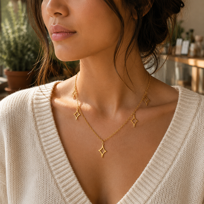 Dainty Star Charm Necklace