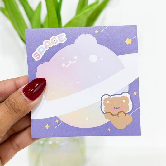 Space Bear Memo Pads