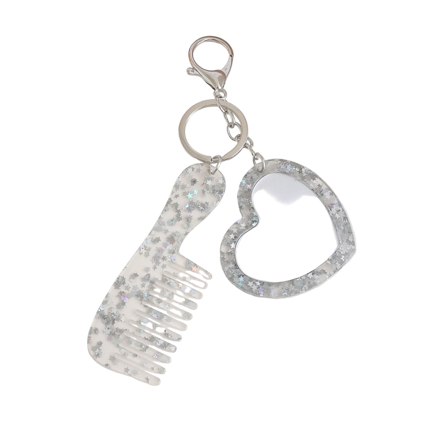 Mini Mirror & Brush Bag Charm