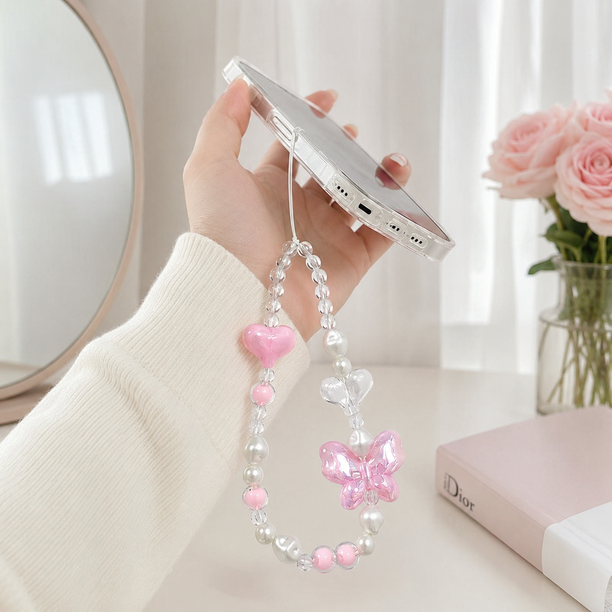 Gives Me Butterflies Phone Strap