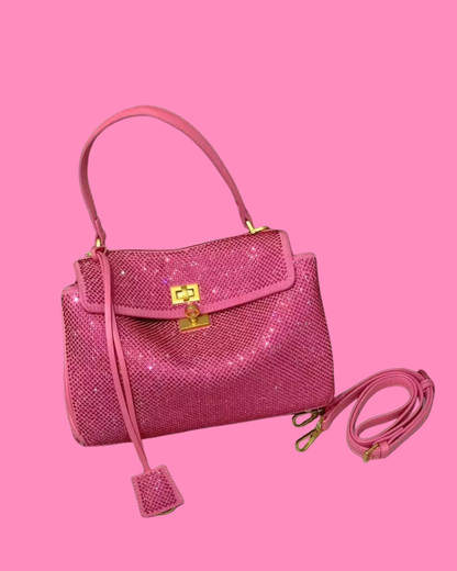 Spotlight Rhinestone Crossbody Bag