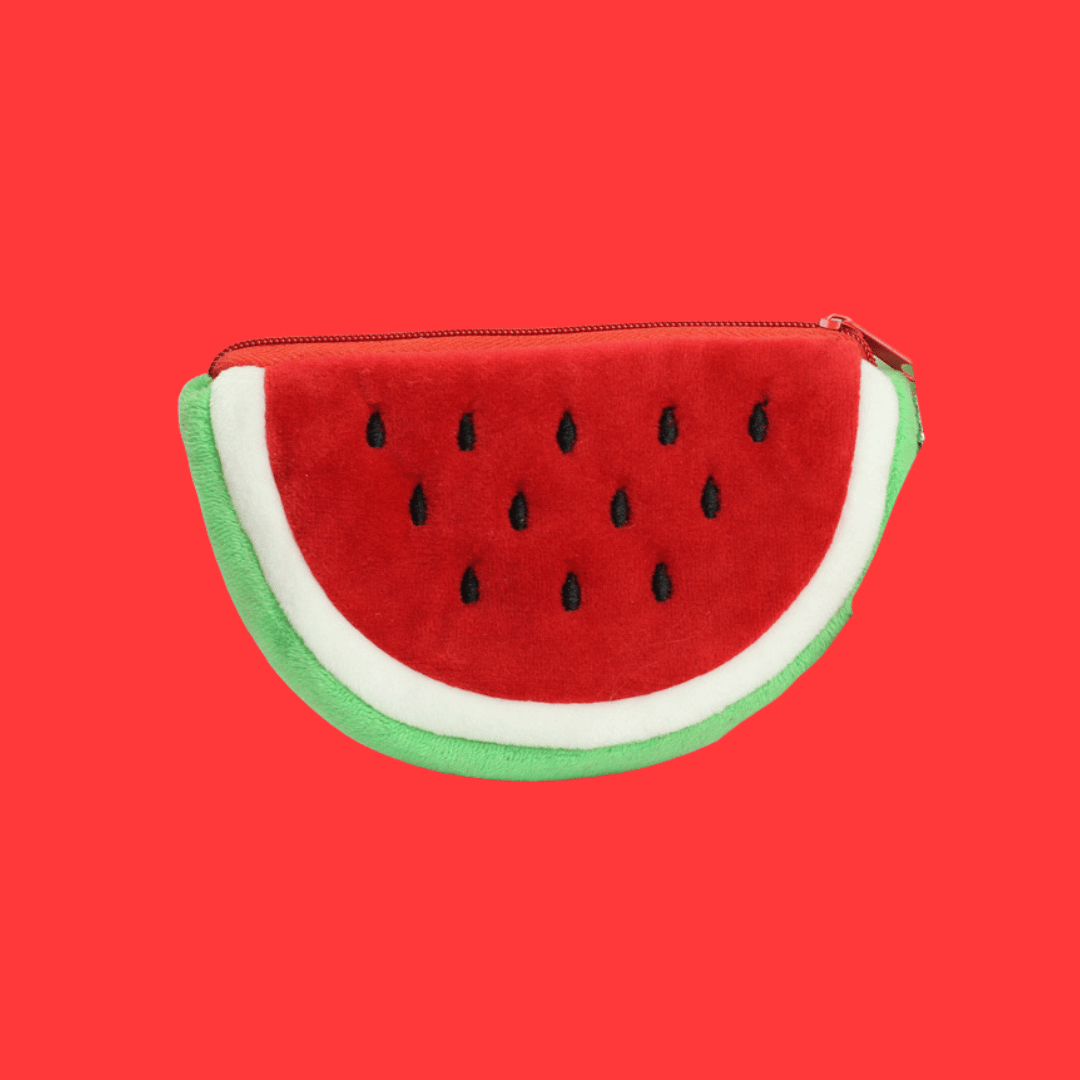 Watermelon Coin Plush Pouch