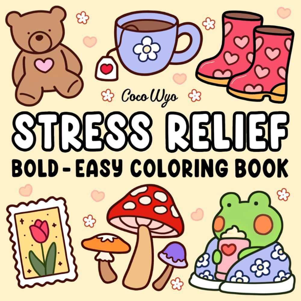 NEW COLORING BOOKS ( 12 Styles available )