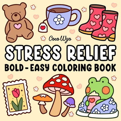 NEW COLORING BOOKS ( 12 Styles available )