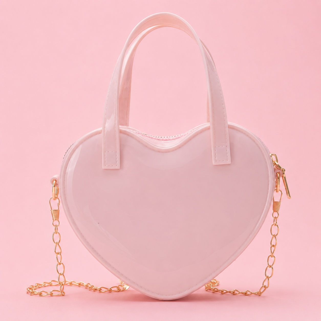 Candy Heart Chain Crossbody Bag ( Available in 5 colors )