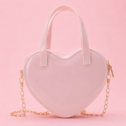 Candy Heart Chain Crossbody Bag ( Available in 5 colors )