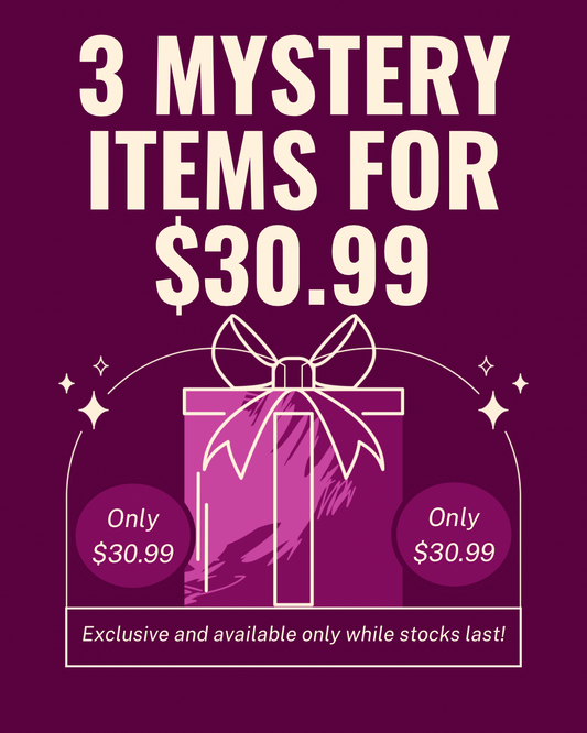 3 Mystery Items for $30.99