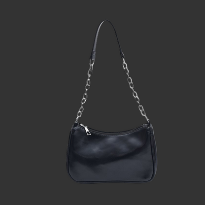 Chain Baguette Shoulder Bags ( 2 Colors Available )