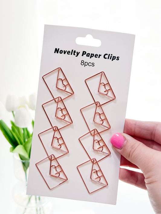 Envelope Paper Clips ( 8 pcs )