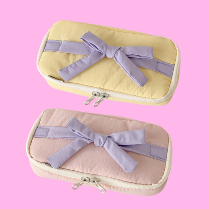 Bow Zip Pouch