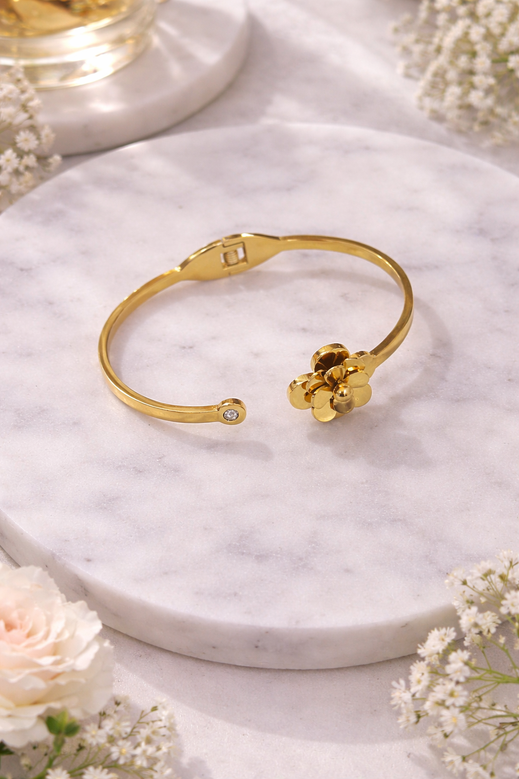 Forever In Bloom Bangle Bracelet