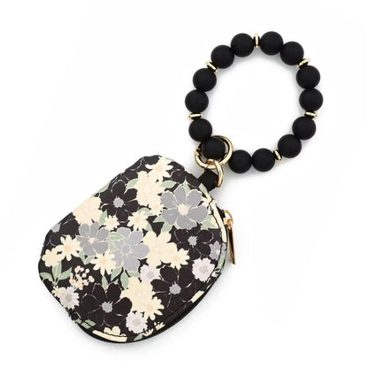 Floral Dreams Coin Wristlet Pouch