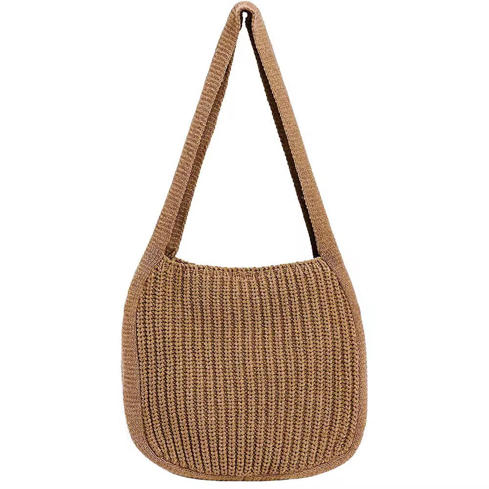 Knit Hobo Tote Bag