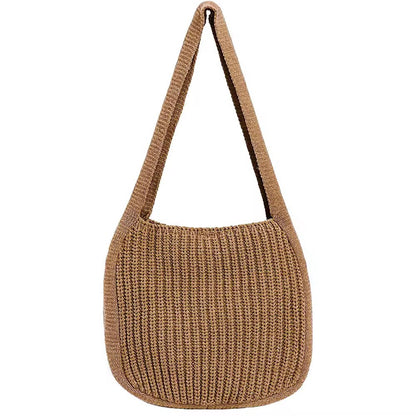 Knit Hobo Tote Bag