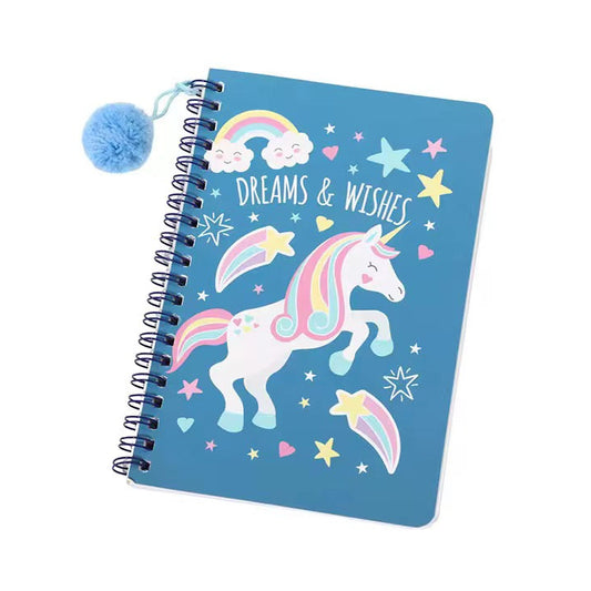 Pompom Spiral Notebooks ( 3 Styles )