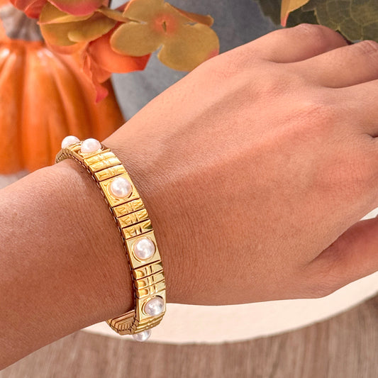 Pearl Band Bracelet