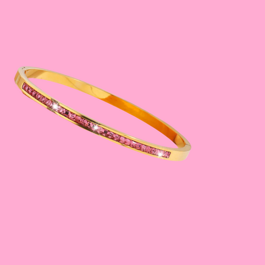 Pave Line Bangle