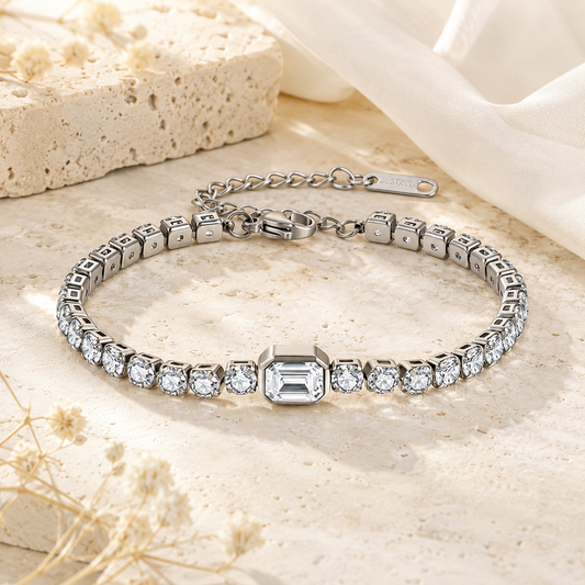 Forever Shine Tennis Bracelet | Tarnish Resistant - B215