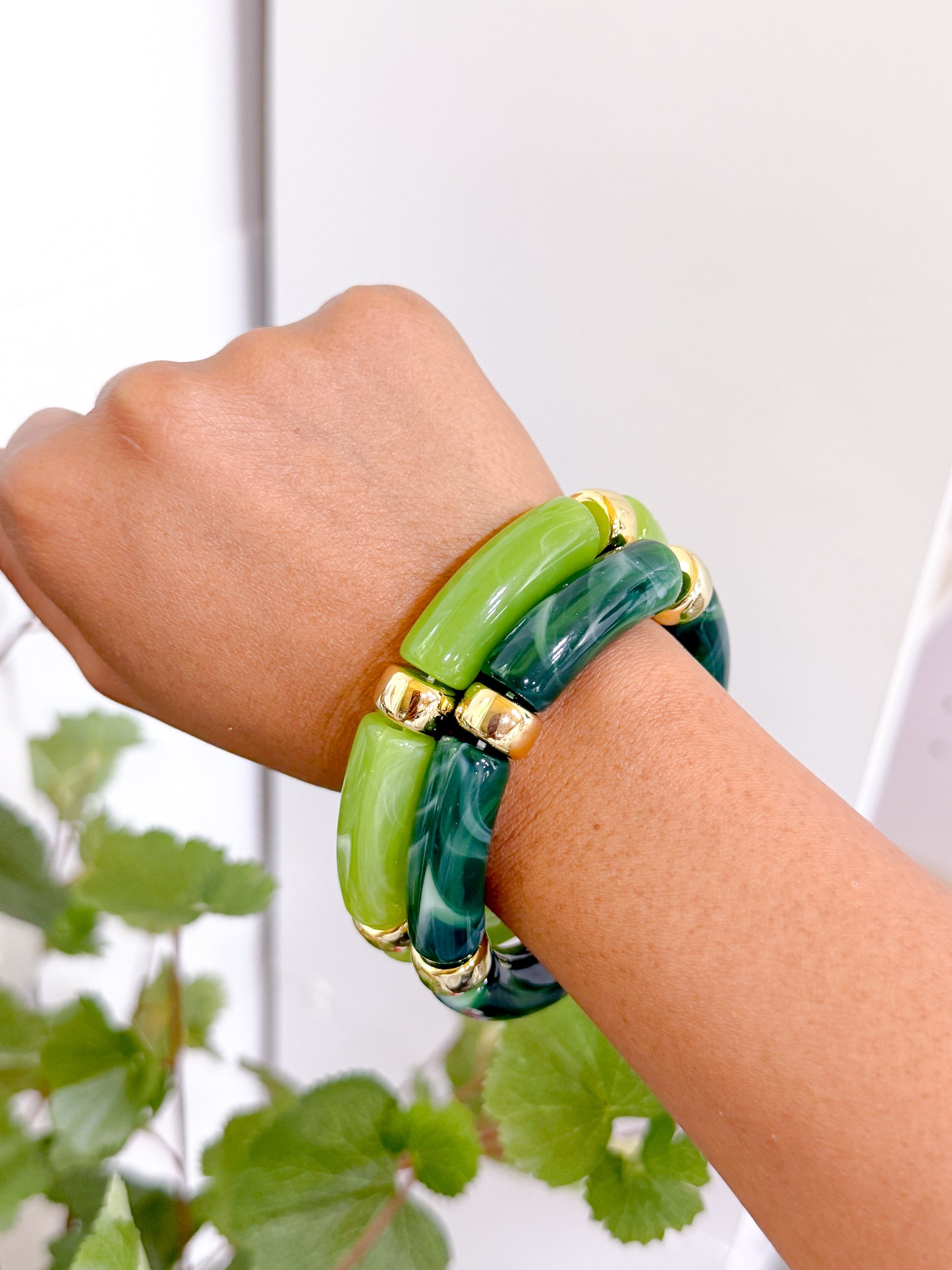 Botanical Chunky Bracelets