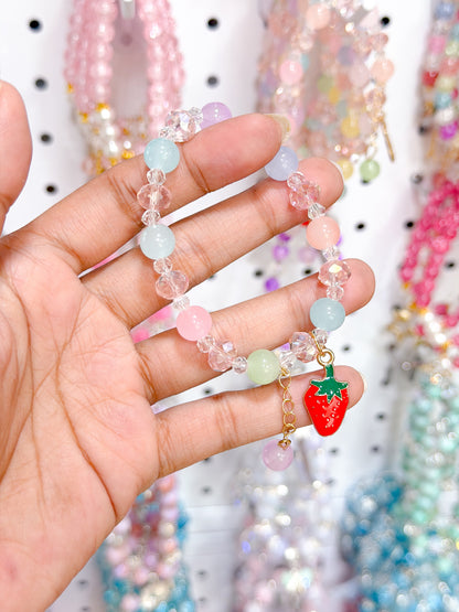 Multi-Color Lucky Charm Beaded Bracelet