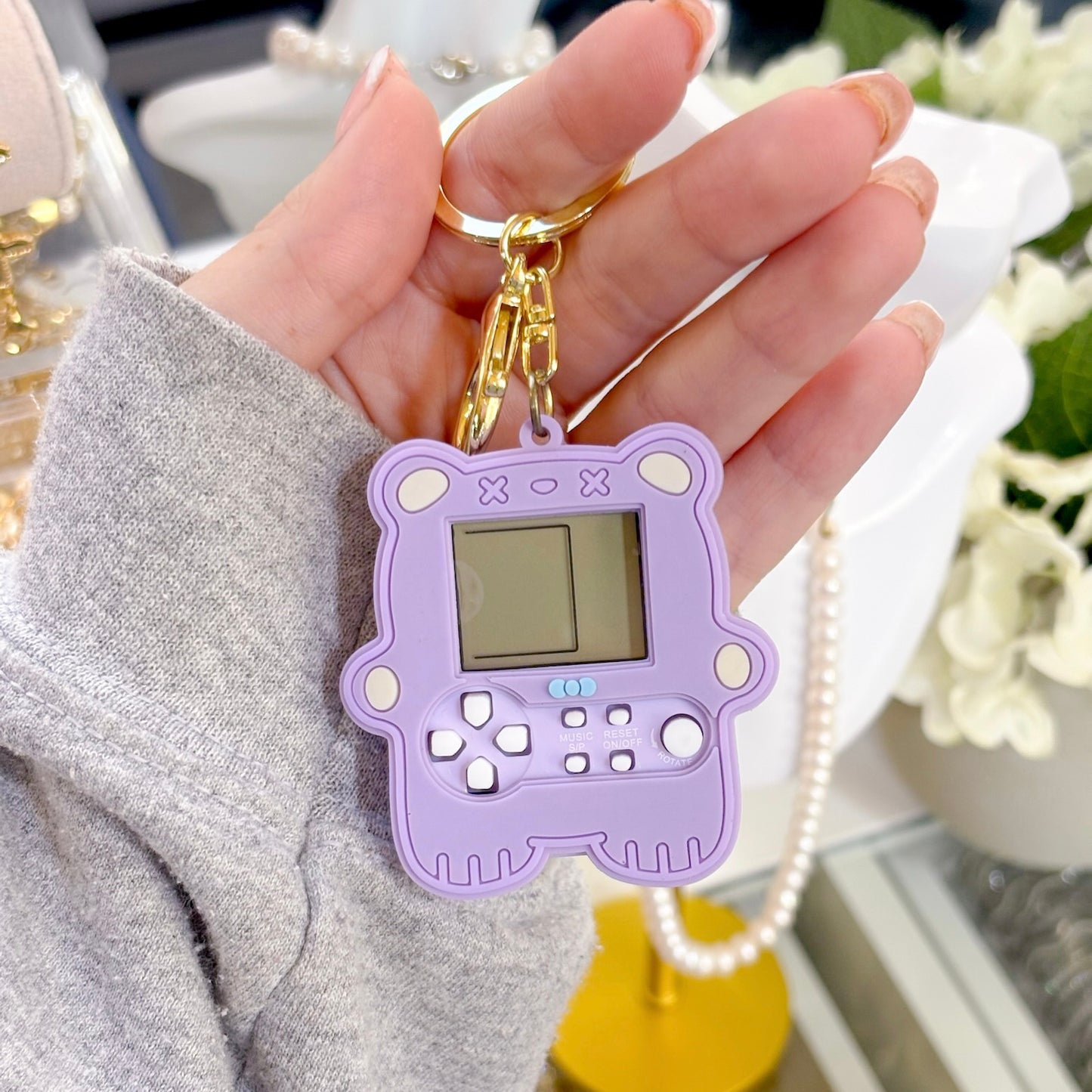 Mini Bear Game Keychain