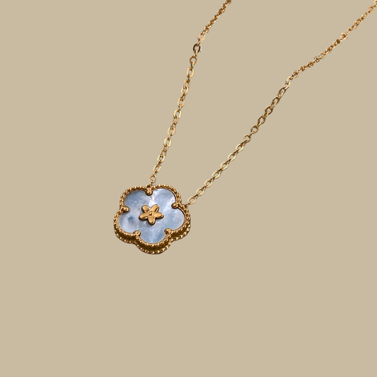 Blue Dream Daisy Glow Necklace