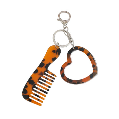 Mini Mirror & Brush Bag Charm