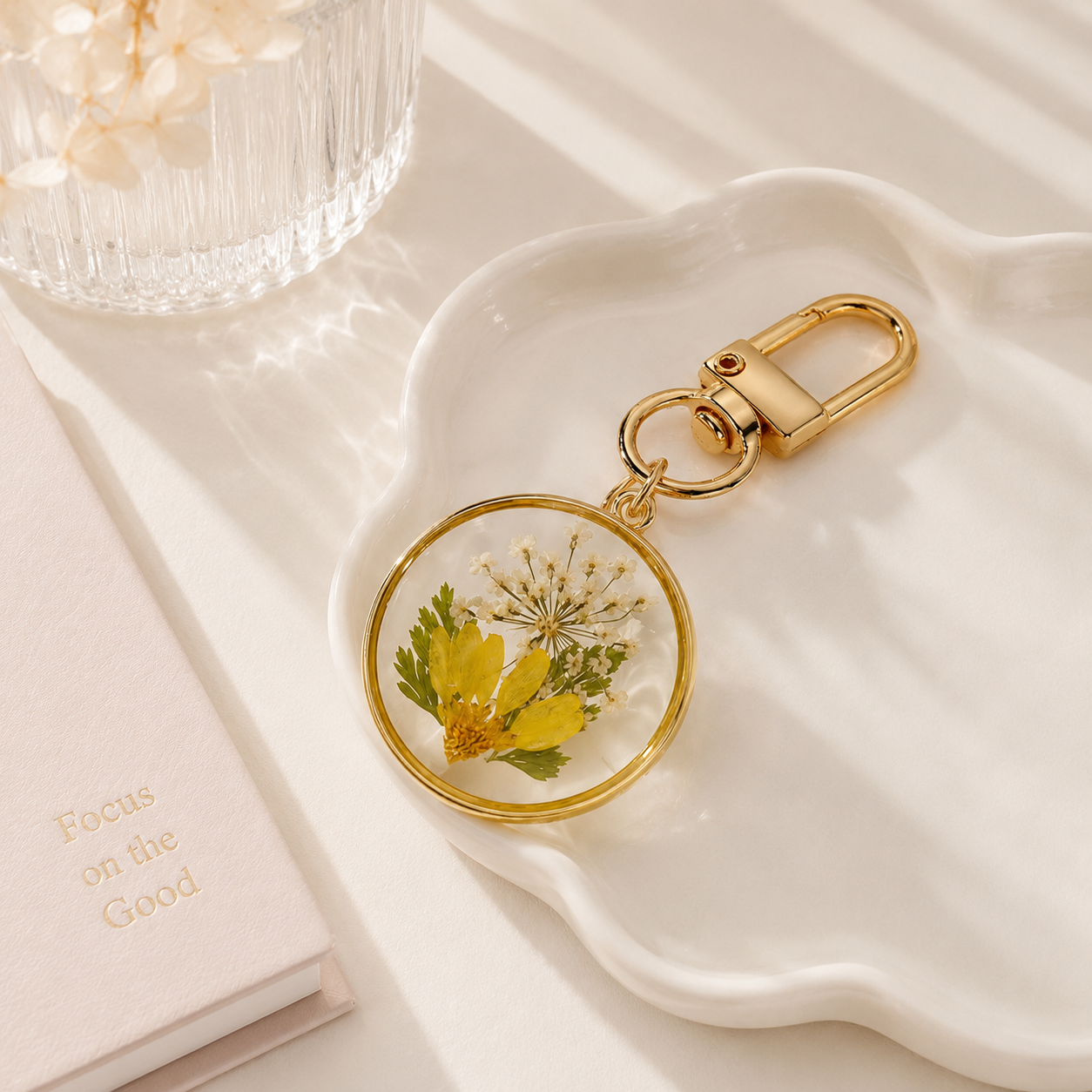 Botanical Bloom Bag Charm