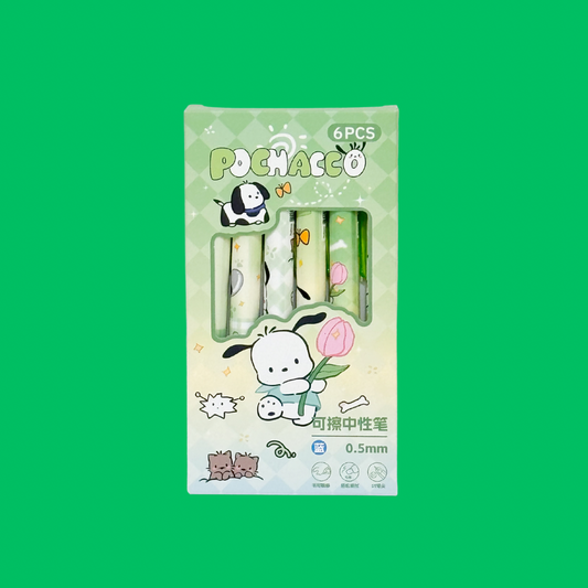 Pochacco 6 Pack Pens