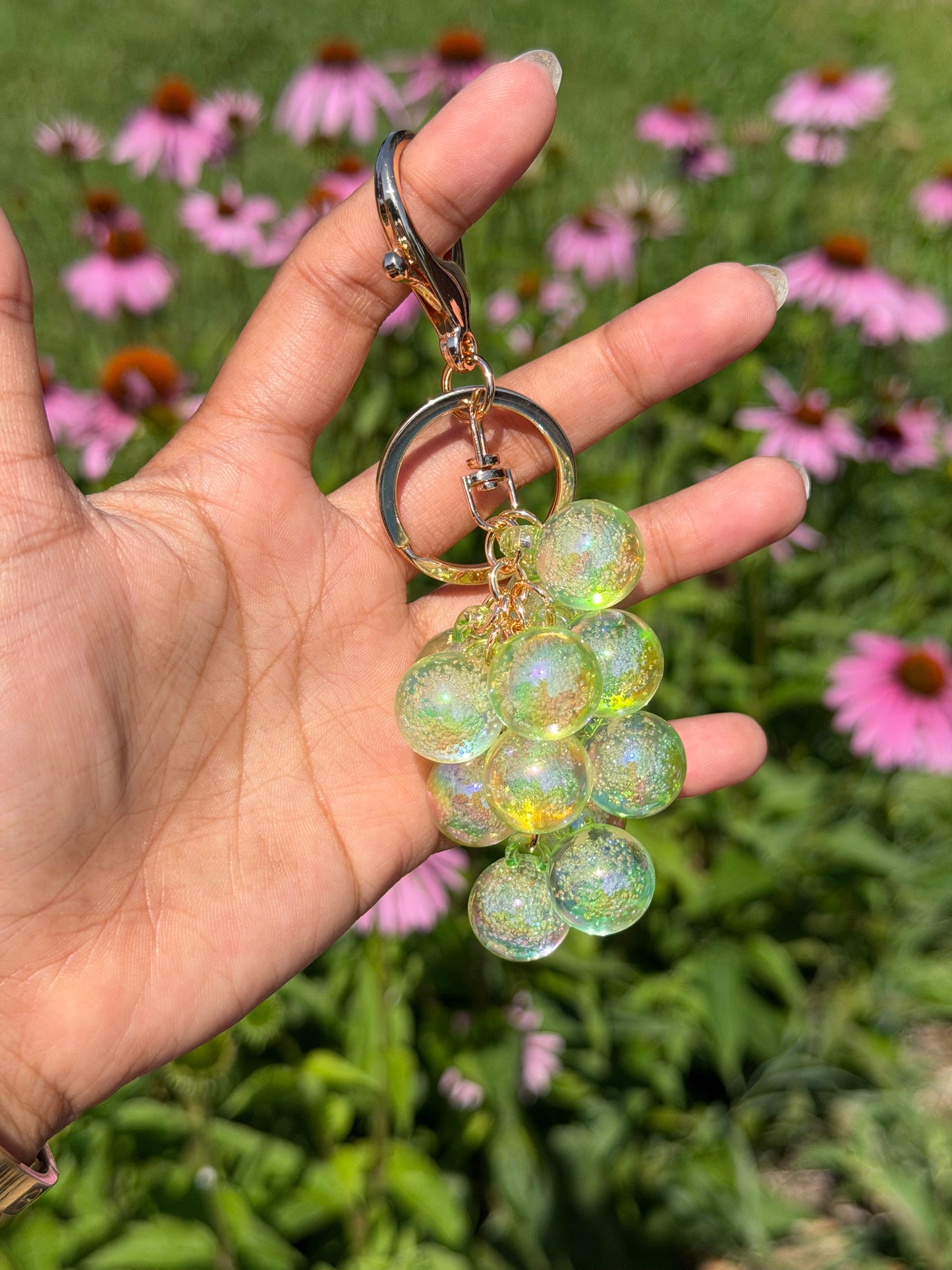 Fidget Grape Bag Charm ( 12 colors available )