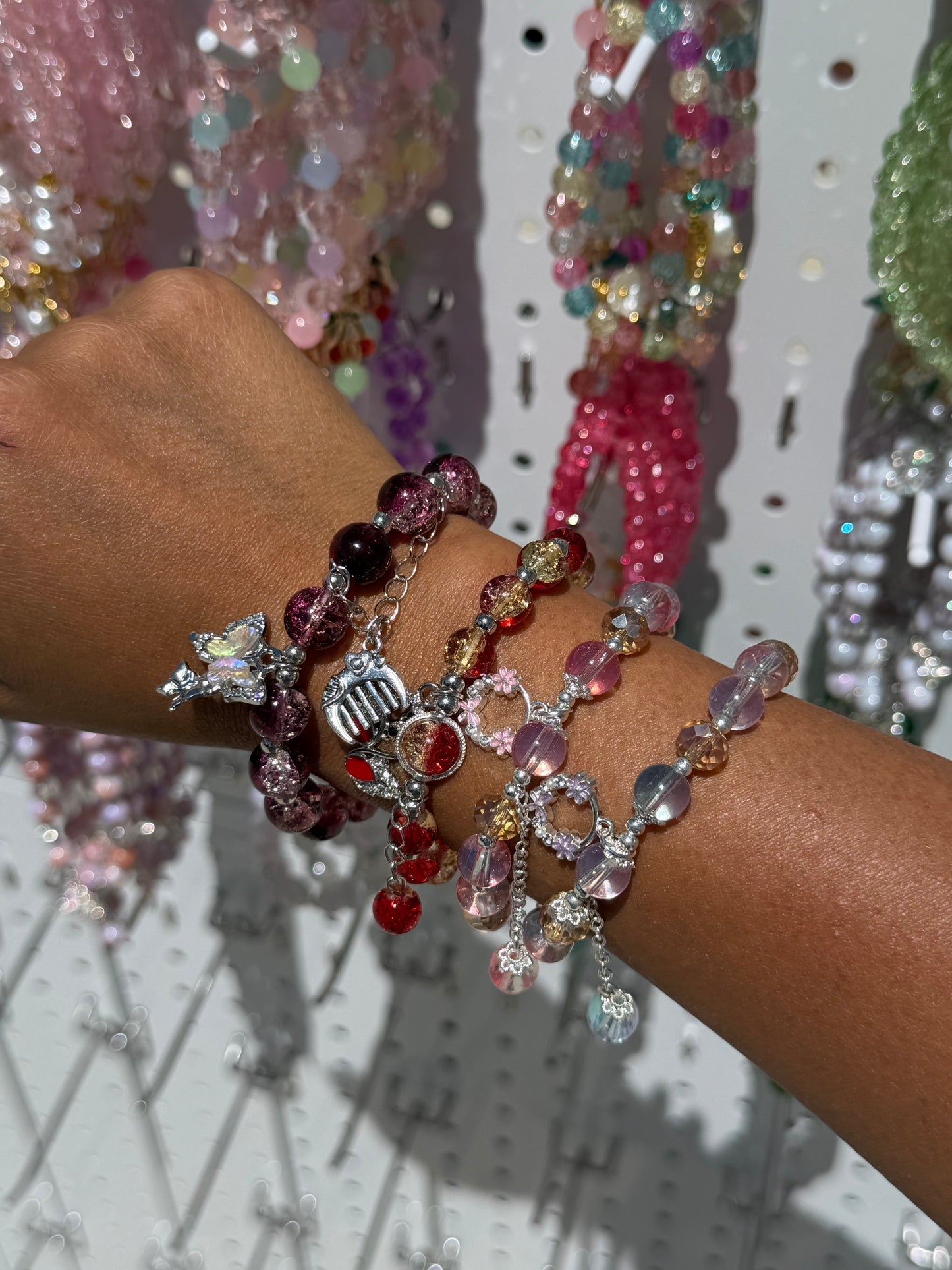 Ethereal Lucky Charm Beaded Bracelet