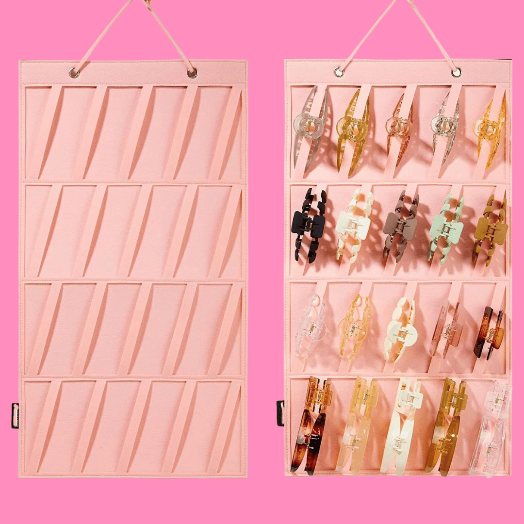 Hair Claw Clips Organizer ( Hair clips now included )