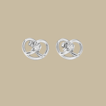 Pretzel Stud Earrings