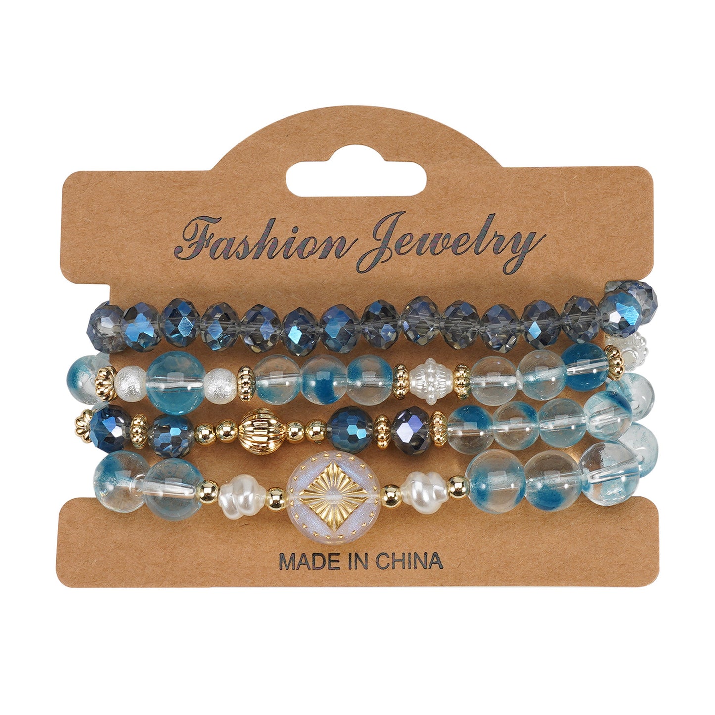 Bohemian Crystal Layered Bracelets ( 4 colors available )