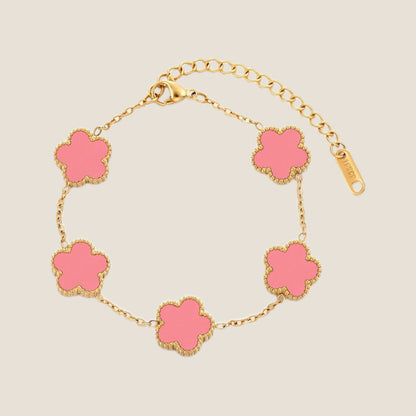 Lucky Clover Bracelet ( 12 color available ) - Non Tarnish