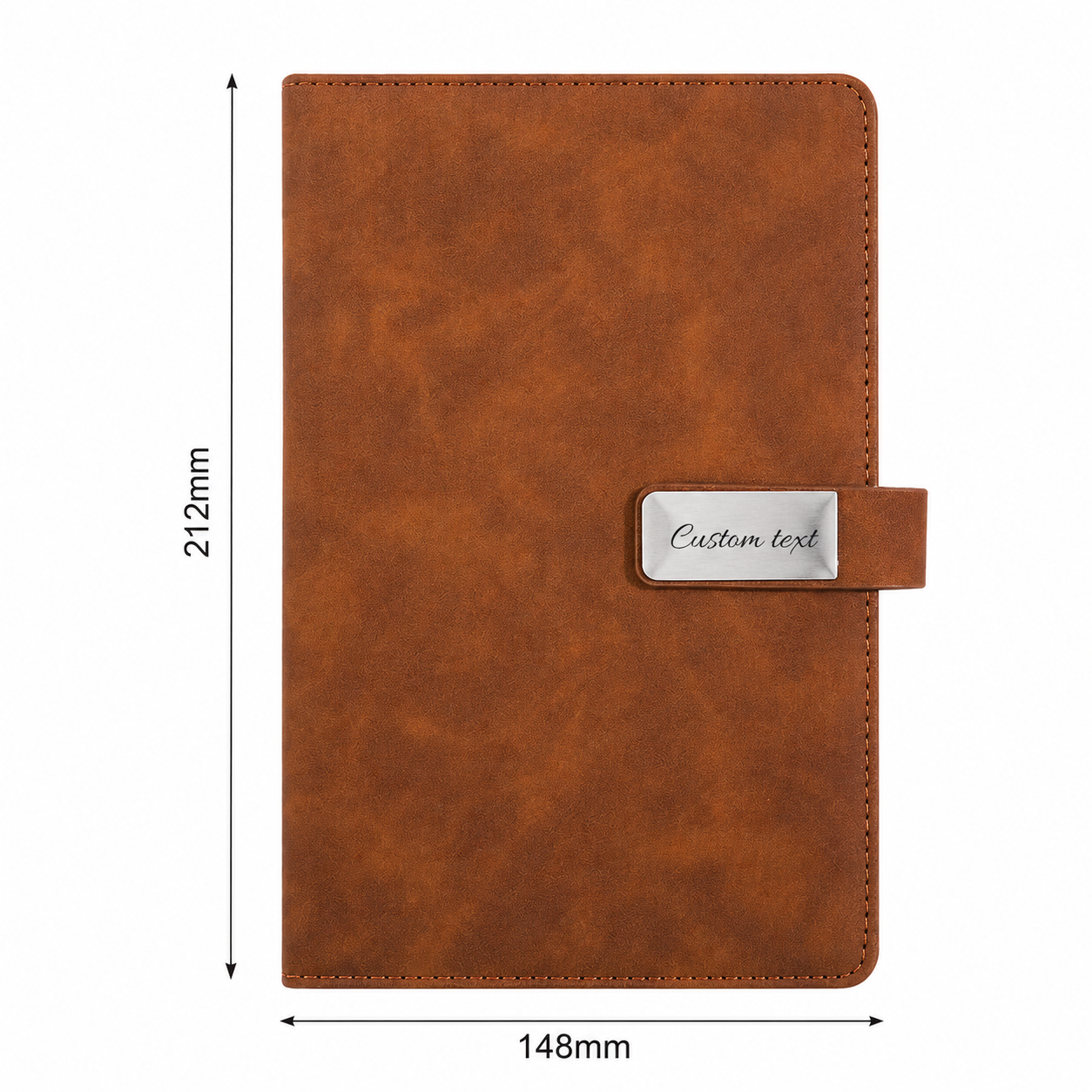 The Signature Personalized Journal | Custom Engraved Leather Notebook
