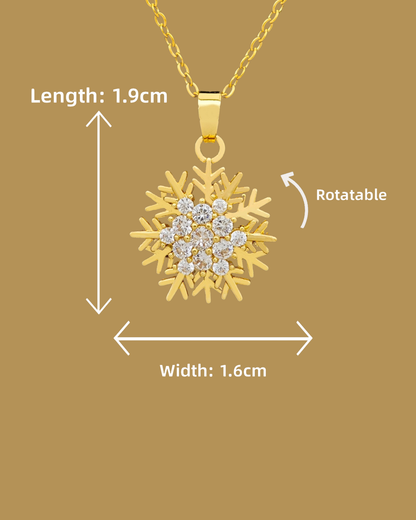 Gold Frosted Necklace