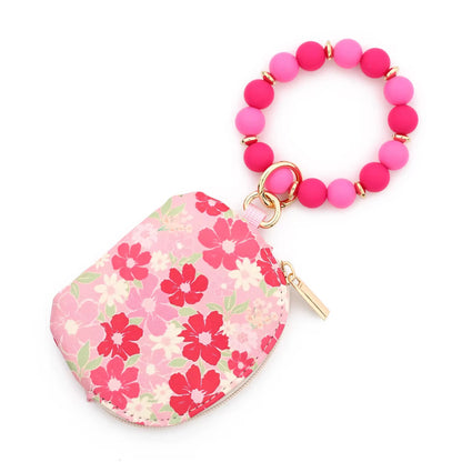 Floral Dreams Coin Wristlet Pouch