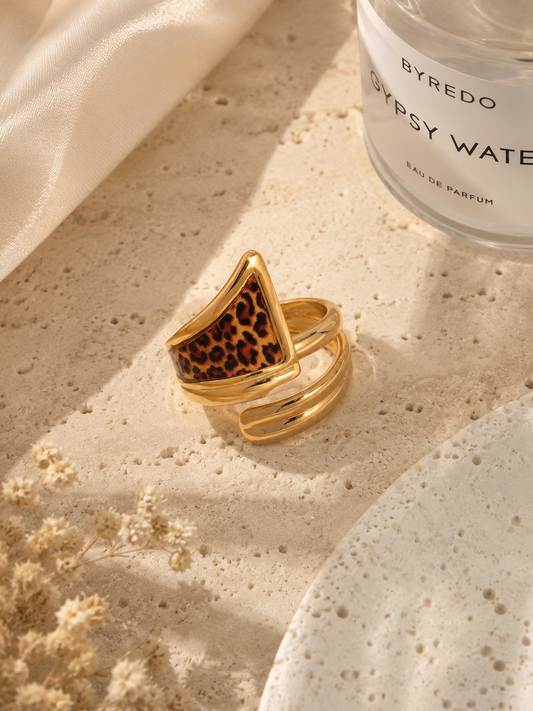 Wild Muse Leopard Ring | Tarnish Resistant B-40
