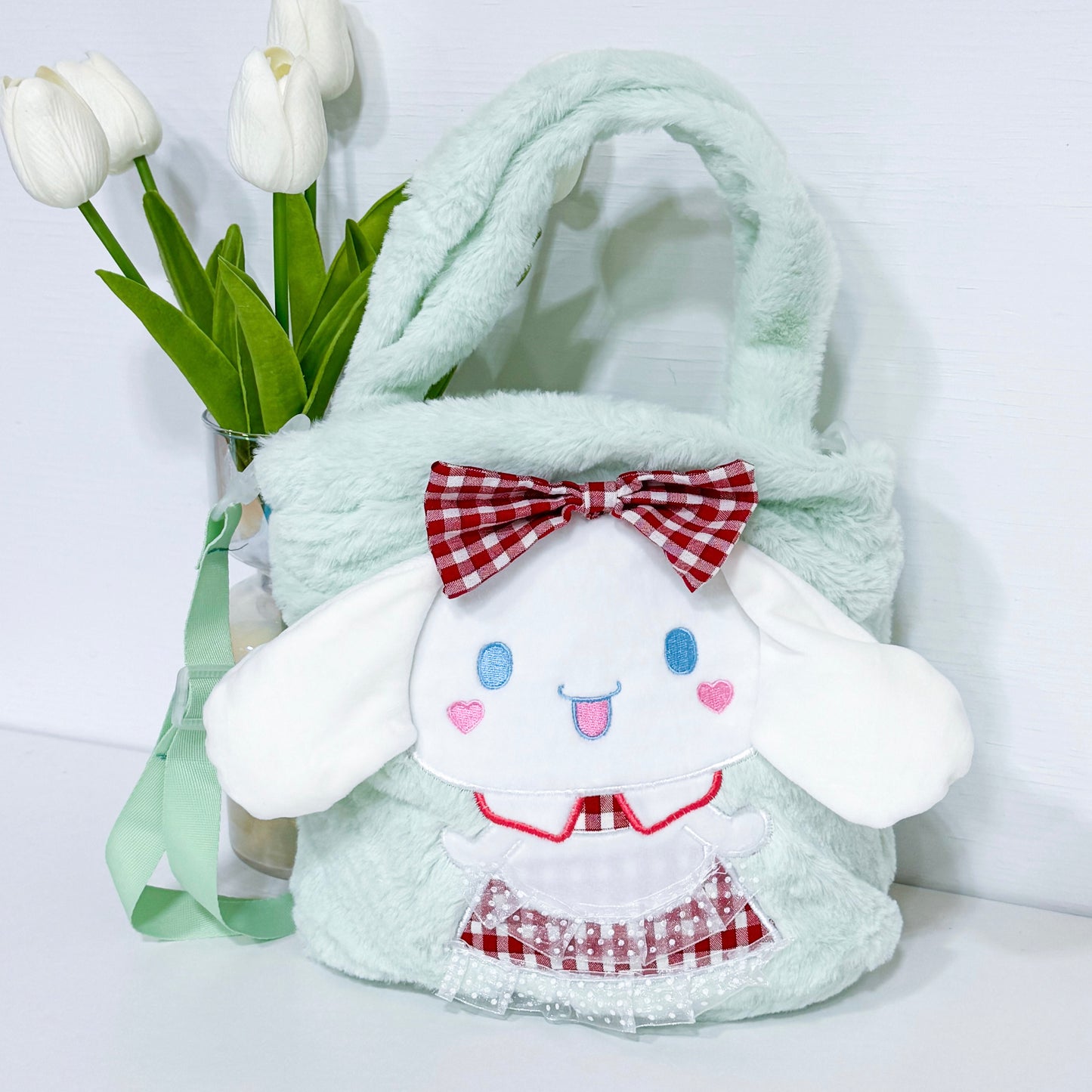 Green Bunny Tote Bags