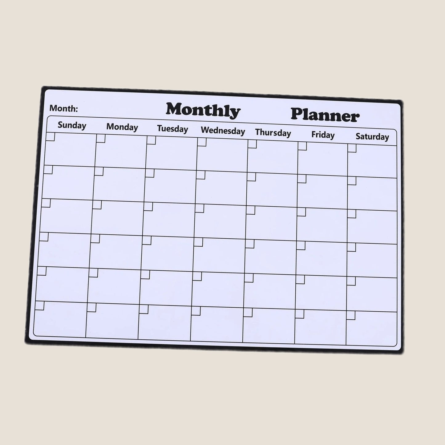 Dry Erase Monthly Planner Magnet  ( 2 Styles available )