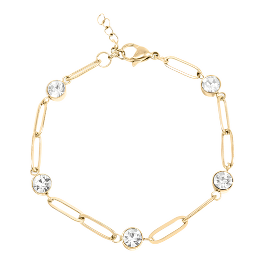 Crystal Chain Chic Bracelet