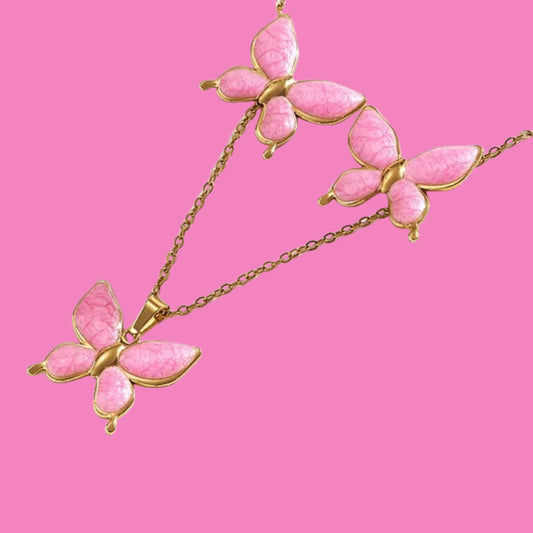 Flutter Necklace & Earrings Sets