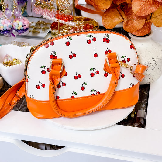 Orange Cherry Purse